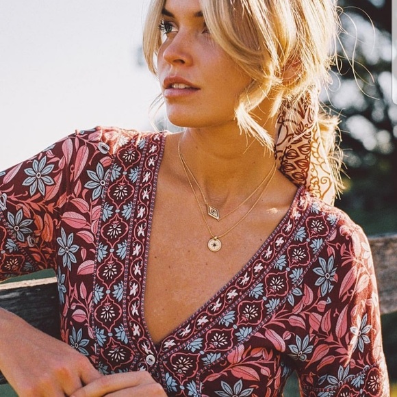 arnhem marigold mini dress